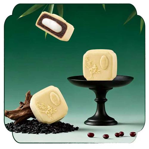 清晖园红豆双皮奶月饼礼盒360g